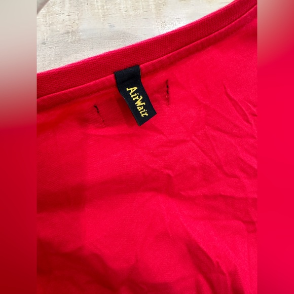 Dr. Martens Airwair red shirt sleeve graphic tee with sequins hearts - Picture 12 of 12